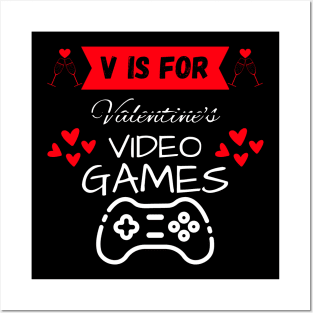 V Is For Video Games Posters and Art